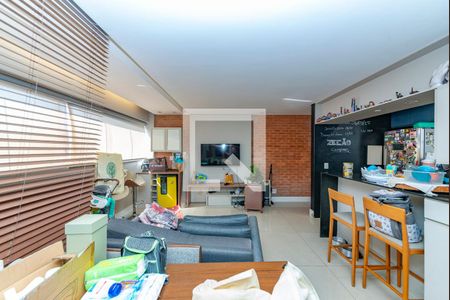 Sala de apartamento para alugar com 2 quartos, 75m² em Nova Granada, Belo Horizonte