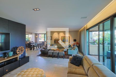 Sala de apartamento à venda com 4 quartos, 220m² em Serra, Belo Horizonte