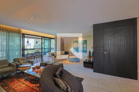 Sala de apartamento à venda com 4 quartos, 220m² em Serra, Belo Horizonte