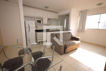 Sala de apartamento para alugar com 2 quartos, 58m² em Jardim das Esmeraldas, Goiânia