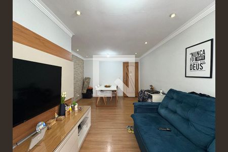 Sala de apartamento à venda com 2 quartos, 53m² em Parque Sao Vicente, Santo André