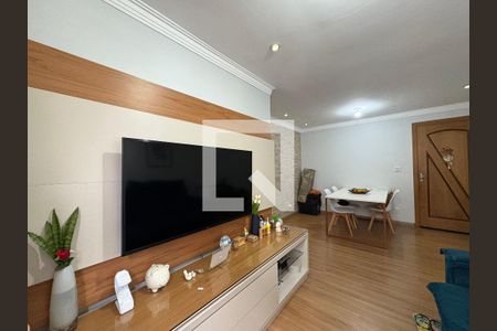 Sala de apartamento para alugar com 2 quartos, 53m² em Parque Sao Vicente, Santo André