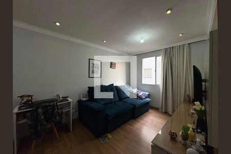 Sala de apartamento para alugar com 2 quartos, 53m² em Parque Sao Vicente, Santo André