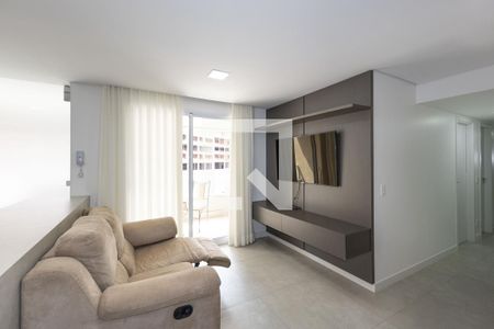 Sala de apartamento à venda com 2 quartos, 80m² em Vila da Serra, Nova Lima