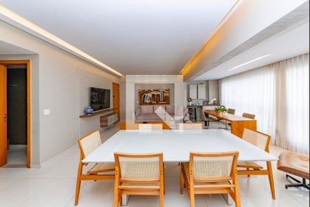 Sala de apartamento à venda com 4 quartos, 141m² em Vale do Sereno, Nova Lima