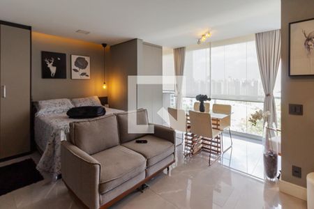Sala de apartamento à venda com 1 quarto, 36m² em Real Parque, São Paulo