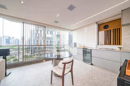 Sala - Área Gourmet de apartamento para alugar com 3 quartos, 197m² em Jardim das Acacias, São Paulo