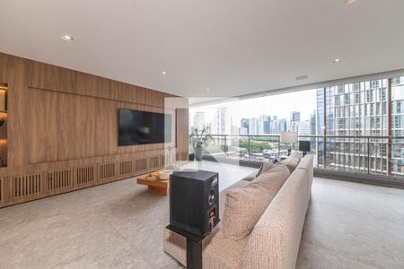 Sala de apartamento para alugar com 3 quartos, 197m² em Jardim das Acacias, São Paulo