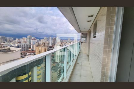 Varanda de apartamento para alugar com 2 quartos, 78m² em Gonzaga, Santos