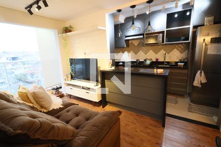 Sala de apartamento para alugar com 2 quartos, 56m² em Km 18, Osasco