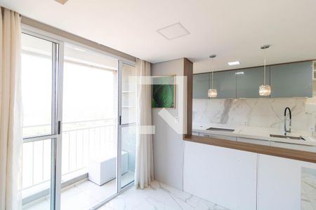 Sala de apartamento à venda com 2 quartos, 46m² em Jardim das Cerejeiras, Campinas