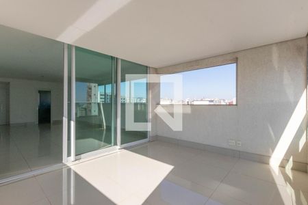 Varanda da Sala de apartamento à venda com 4 quartos, 162m² em Cruzeiro, Belo Horizonte