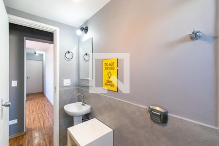 Banheiro Social de apartamento à venda com 1 quarto, 58m² em Santo Amaro, São Paulo