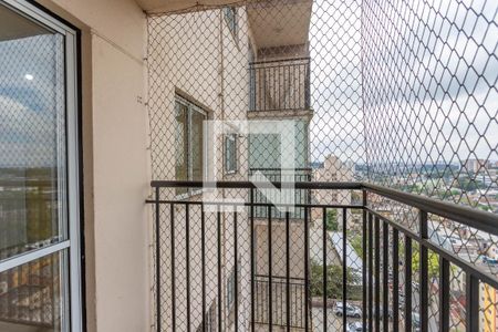 Varanda da sala de apartamento para alugar com 3 quartos, 70m² em Conceição, Diadema