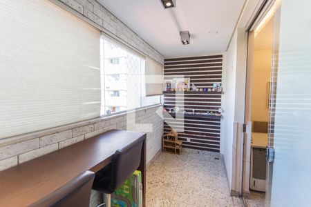 Varanda da Sala de apartamento à venda com 3 quartos, 72m² em Serra, Belo Horizonte