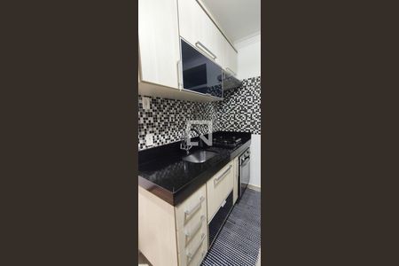 Cozinha de apartamento à venda com 2 quartos, 48m² em Parque Erasmo Assunção, Santo André