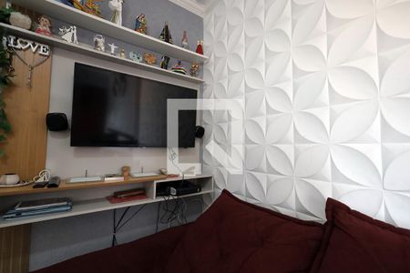 Sala de apartamento à venda com 2 quartos, 76m² em Jardim Marek, Santo André