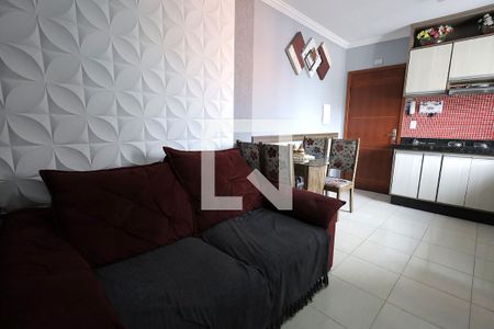 Sala de apartamento à venda com 2 quartos, 76m² em Jardim Marek, Santo André