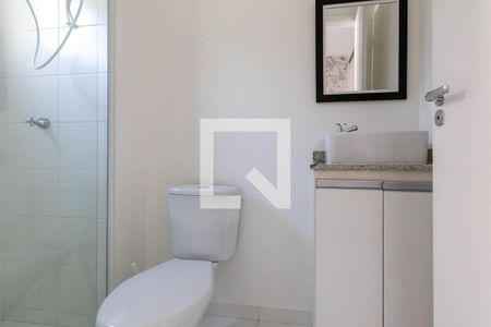 Banheiro de apartamento para alugar com 1 quarto, 25m² em Vila Buarque, São Paulo