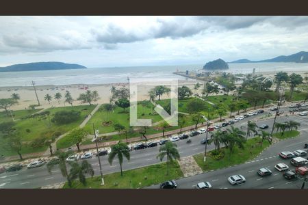 Vista da Sala de apartamento para alugar com 2 quartos, 102m² em José Menino, Santos