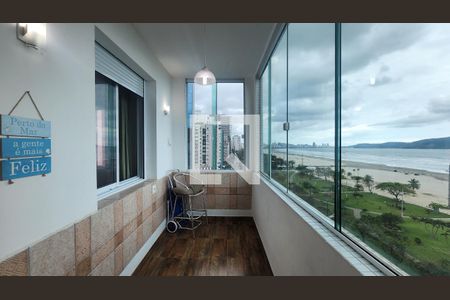 Varanda da Sala de apartamento para alugar com 2 quartos, 102m² em José Menino, Santos