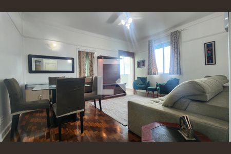 Sala de apartamento para alugar com 2 quartos, 102m² em José Menino, Santos