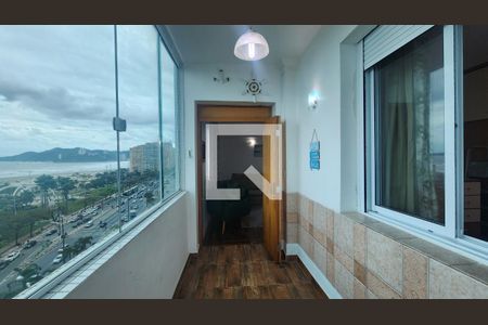 Varanda da Sala de apartamento para alugar com 2 quartos, 102m² em José Menino, Santos