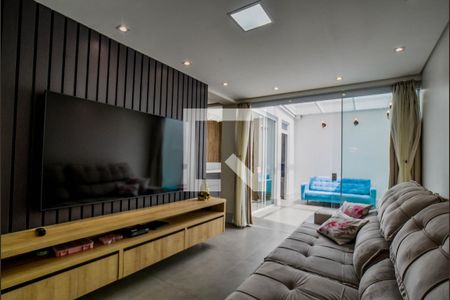 Sala de casa de condomínio à venda com 3 quartos, 150m² em Vila Metalúrgica, Santo André