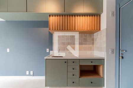 Sala/Cozinha de apartamento para alugar com 1 quarto, 34m² em Cerqueira César, São Paulo