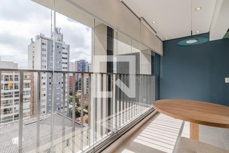 Sala/Cozinha de apartamento para alugar com 1 quarto, 34m² em Cerqueira César, São Paulo