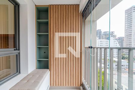 Sala/Cozinha de apartamento para alugar com 1 quarto, 34m² em Cerqueira César, São Paulo