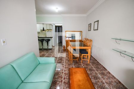 Sala de apartamento para alugar com 2 quartos, 77m² em Canto do Forte, Praia Grande