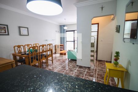 Sala de apartamento para alugar com 2 quartos, 77m² em Canto do Forte, Praia Grande