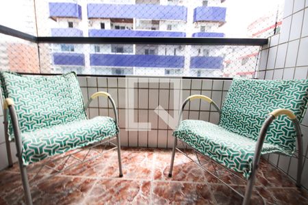 Varanda  de apartamento para alugar com 2 quartos, 77m² em Canto do Forte, Praia Grande