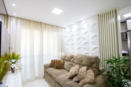 Sala de apartamento para alugar com 3 quartos, 70m² em Campestre, Santo André