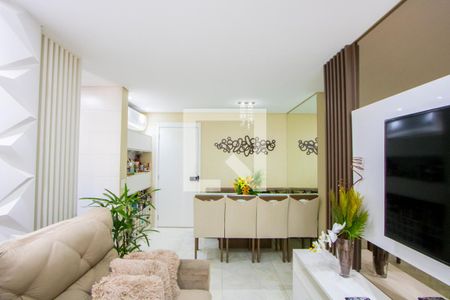 Sala de apartamento para alugar com 3 quartos, 70m² em Campestre, Santo André