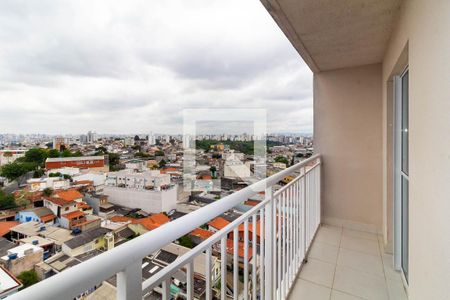 Sacada da Sala/Cozinha de apartamento para alugar com 1 quarto, 27m² em Vila Alpina, São Paulo
