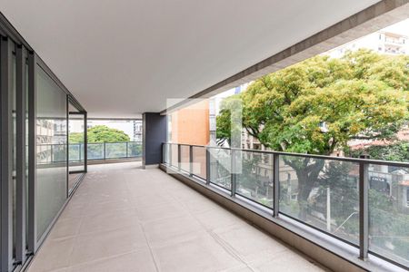 Varanda da Sala de apartamento à venda com 4 quartos, 340m² em Santa Cecilia, São Paulo