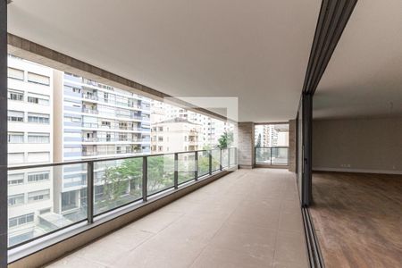 Varanda da Sala de apartamento à venda com 4 quartos, 340m² em Santa Cecilia, São Paulo