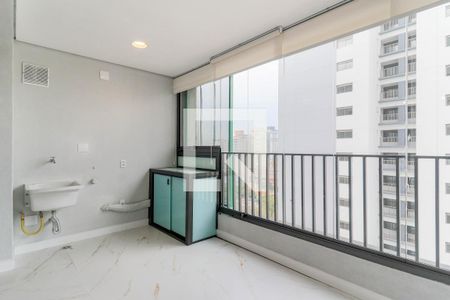Varanda de apartamento para alugar com 2 quartos, 58m² em Santo Amaro, São Paulo