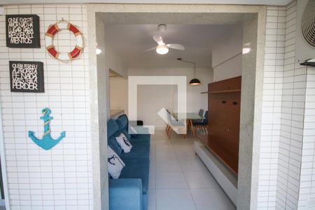 Varanda da Sala de apartamento para alugar com 2 quartos, 78m² em Vila Caiçara, Praia Grande