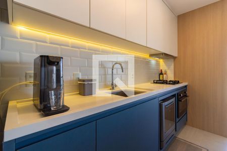 Sala/Cozinha de apartamento à venda com 1 quarto, 54m² em Vila Anglo Brasileira, São Paulo