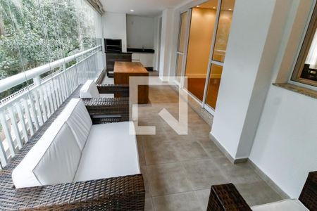 Varanda gourmet de apartamento para alugar com 3 quartos, 138m² em Vila Andrade, São Paulo