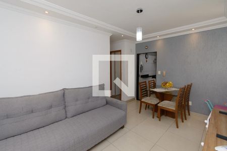 Sala de apartamento à venda com 2 quartos, 52m² em Diamante, Belo Horizonte