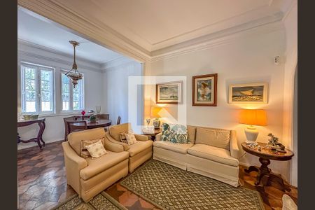 Sala de casa à venda com 4 quartos, 143m² em Urca, Rio de Janeiro