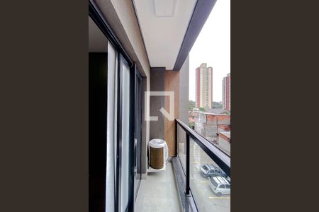 Varanda de kitnet/studio à venda com 1 quarto, 27m² em Mooca, São Paulo