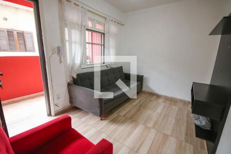 Sala de apartamento para alugar com 1 quarto, 54m² em Aviação, Praia Grande