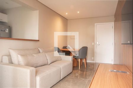 Sala de apartamento para alugar com 1 quarto, 49m² em Vila Nova Conceição, São Paulo