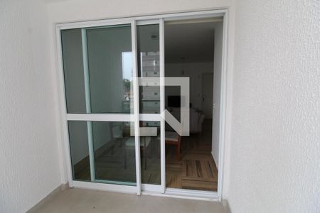 Sacada da Sala de apartamento para alugar com 1 quarto, 58m² em Jardim das Colinas, São José dos Campos