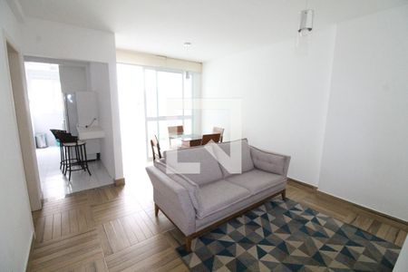 Sala de apartamento para alugar com 1 quarto, 58m² em Jardim das Colinas, São José dos Campos